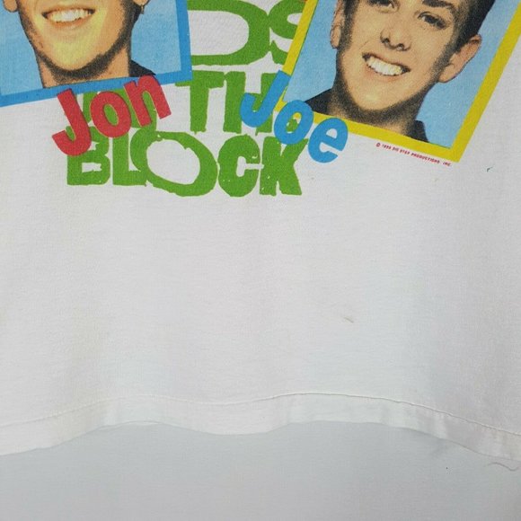 Vtg 80s New Kids On The Block T-Shirt L NKOTB - Picture 8 of 12